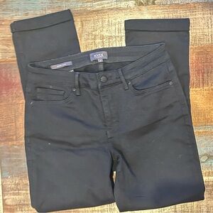 NYDJ Sheri Slim cuffed hem 6 black